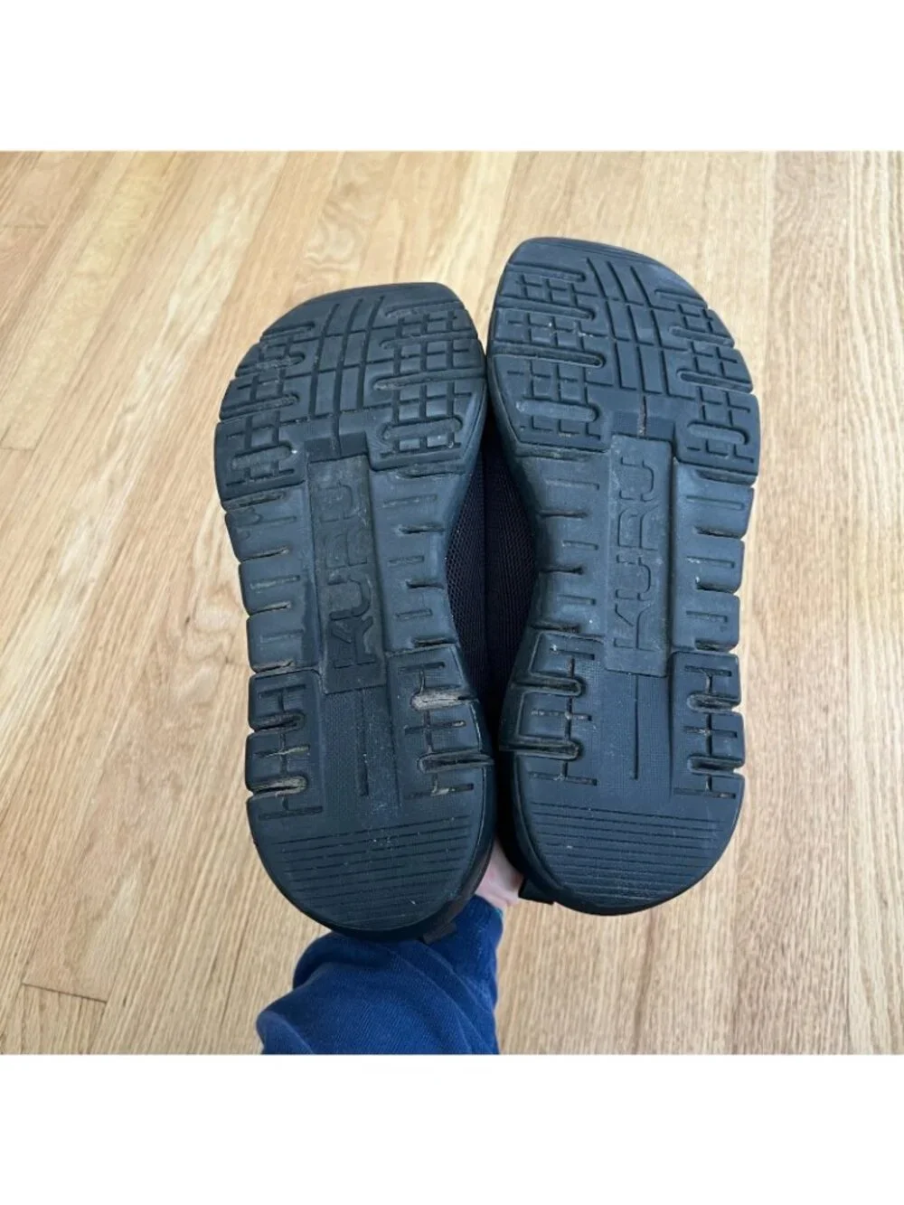 Kuru Flex Via Lightweight Knit Sneakers Black Men's Size 8.5 Medium